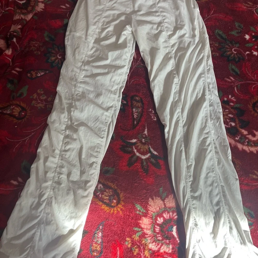 White Lulu Dance Pants